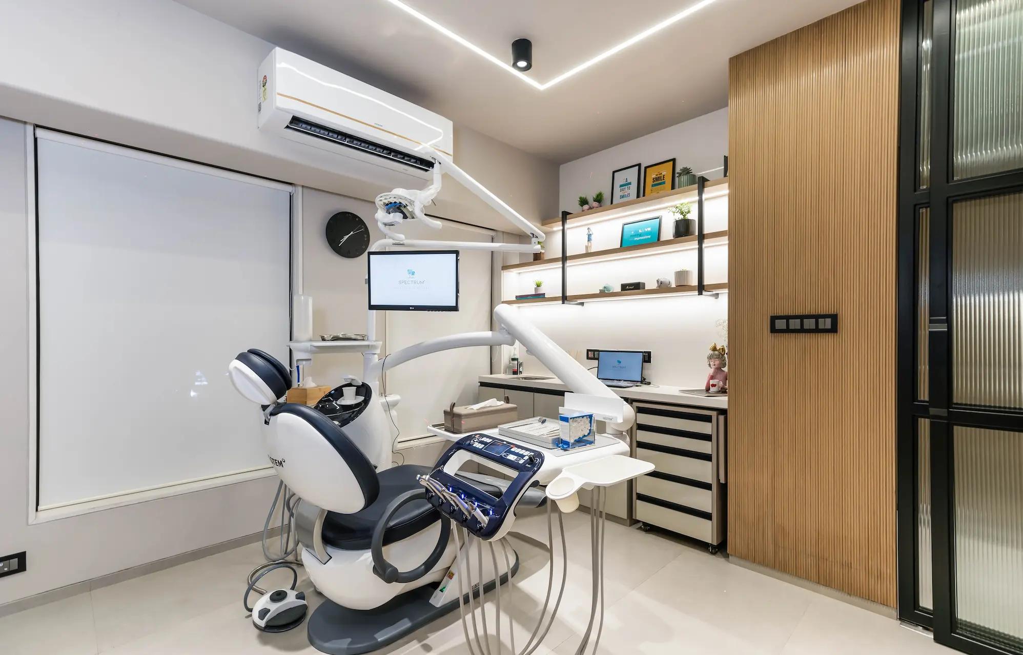 Dental Surgery room at Spectrum Clinic Bandra Khar West